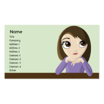 Girl - Business Business Card