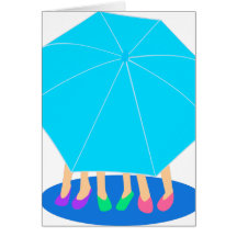 Girl Friends Umbrella Secrets Card