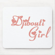 Girl from Djibouti Mouse Pad