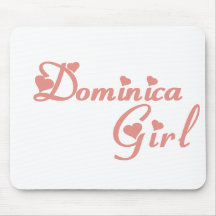 Girl from Dominica Mouse Mat