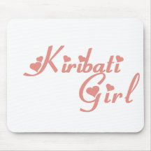 Girl from Kiribati Mouse Pads