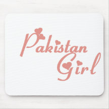 Girl from Pakistan Mouse Mats