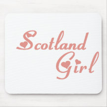 Girl from Scotland Mouse Mat