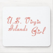 Girl from U.S. Virgin Islands Mousepads