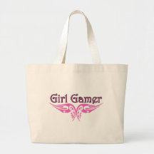 Girl Gamer Canvas Bags