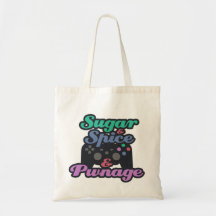 Girl Gamer Pwnage Canvas Bags