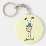 Girl Gymnast Handstands T-shirts and Gifts Keychains
