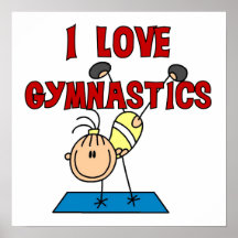Girl I Love Gymnastics Posters