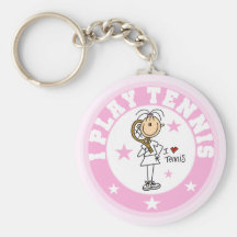 Girl I Play Tennis Tshirts and gifts Key Chains