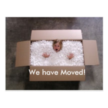 Girl in Box- Postcard