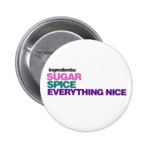 Girl Ingredients Buttons