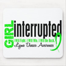 Girl Interrupted 1 Lyme Disease Mousemats