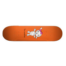 Girl mummy skateboard deck