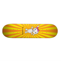 Girl mummy skateboard decks