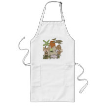 Girl Prehistoric Life T-shirts and Gifts Apron
