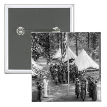 Girl Scout Flag-Raising: 1919 Pins