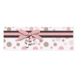 Girl Skinny Gift Tag Business Card Template