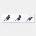girl soccer goalie graphic bumper stickers