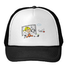 Girl Soccer Goalie Tshirts and Gifts Mesh Hat