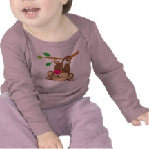 Girl Swinging Monkey T-shirt