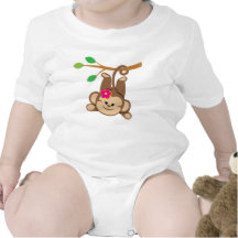 Girl Swinging Monkey Tees
