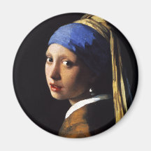 Girl with a Pearl Earring Magnet