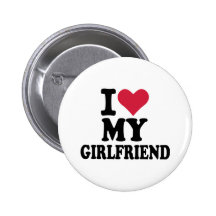 Girlfriend Pinback Button