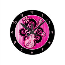 Girlie Guitar Clocks