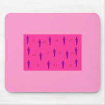 Girlie Pink Mousepad