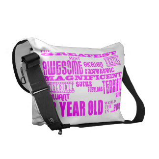 Birthday Party Ideas  Year Olds on Girls 13th Birthdays   Pink Greatest 13 Year Old Courier Bags