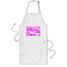 Girls 21st Birthdays : Pink Greatest 21 Year Old Aprons