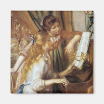 Girls at the Piano Magnet