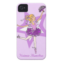 Girls ballerina blonde hair iphone barely case iPhone 4 case