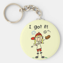 Girls Baseball I Got It Tshirts and Gifts Keychains