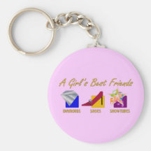 Girl's Best Friends Keychain