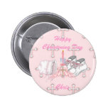 Girls Christening Wish Pin