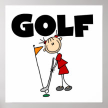 Girls GOLF Poster
