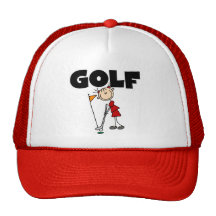 Girls GOLF T-shirts and Gifts Trucker Hat