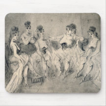 Girls in a Bordello Mousepad