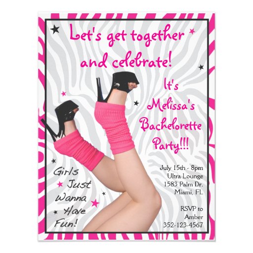 Girls Just Wanna Have Fun! Invitations