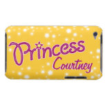 Girls named princess star yellow pink ipod case iPod touch cover