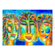 "Girls' Night Out" Art Card