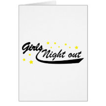 Girls Night Out Grußkarte