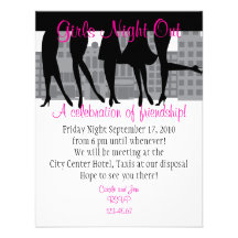 Girls Night Out Invitations