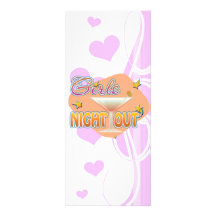girls night out, last night out bachelorette party announcement