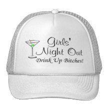 Girls Night Out Martini Trucker Hat