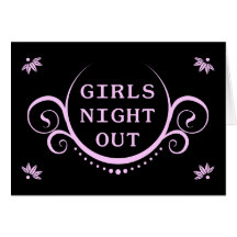 girls night out party cards