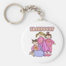 Girls Sleepover Keychain