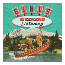 Girls Weekend Getaway Invitations