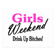 Girls Weekend Postcard